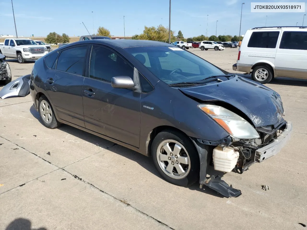 2009 Toyota Prius VIN: JTDKB20UX93518971 Lot: 79014764