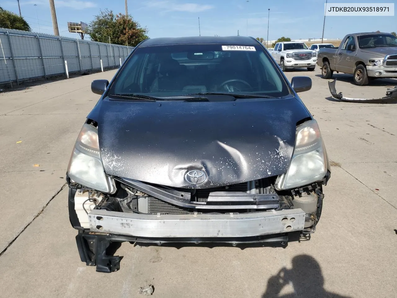 2009 Toyota Prius VIN: JTDKB20UX93518971 Lot: 79014764