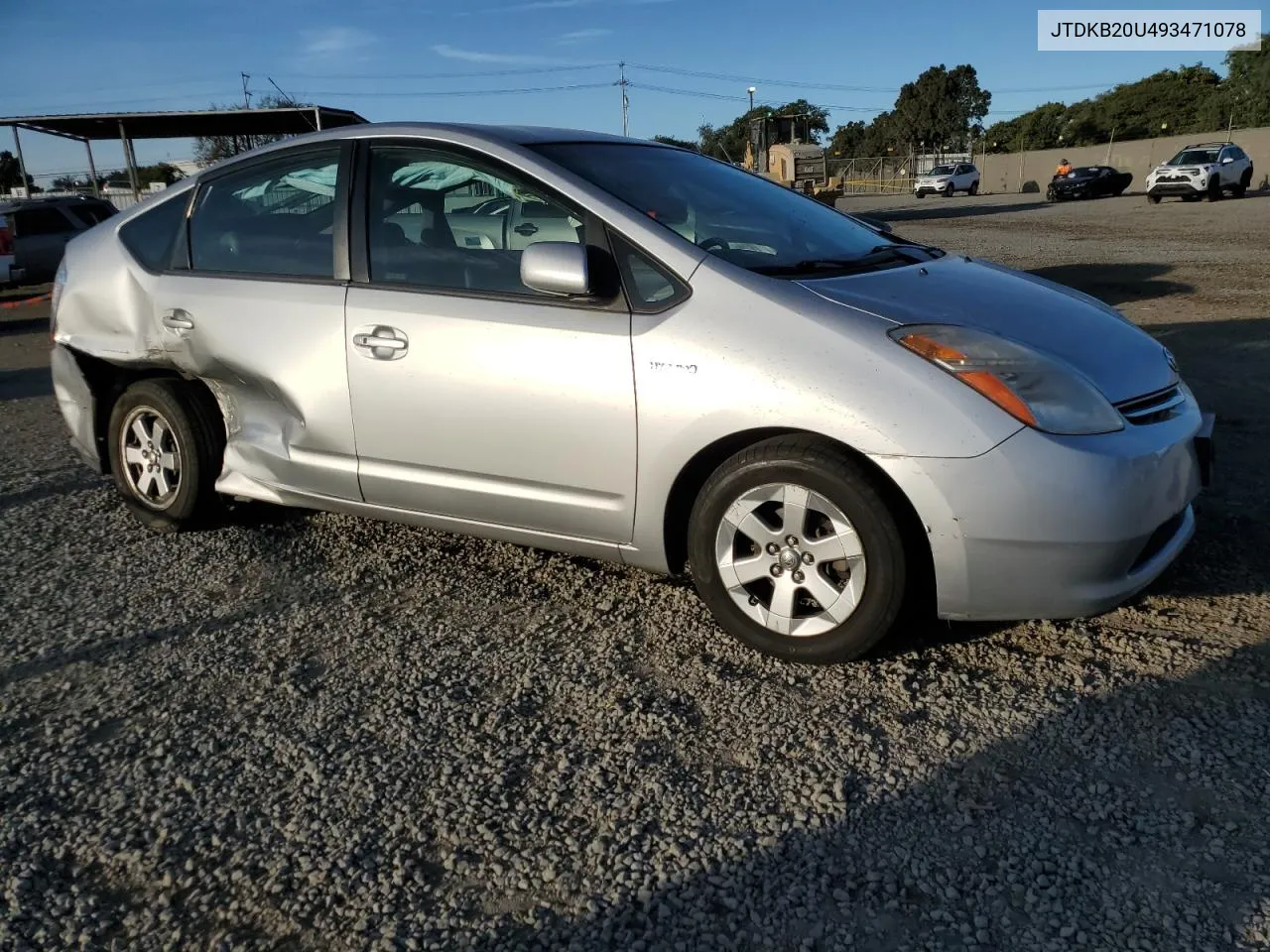 2009 Toyota Prius VIN: JTDKB20U493471078 Lot: 79550474