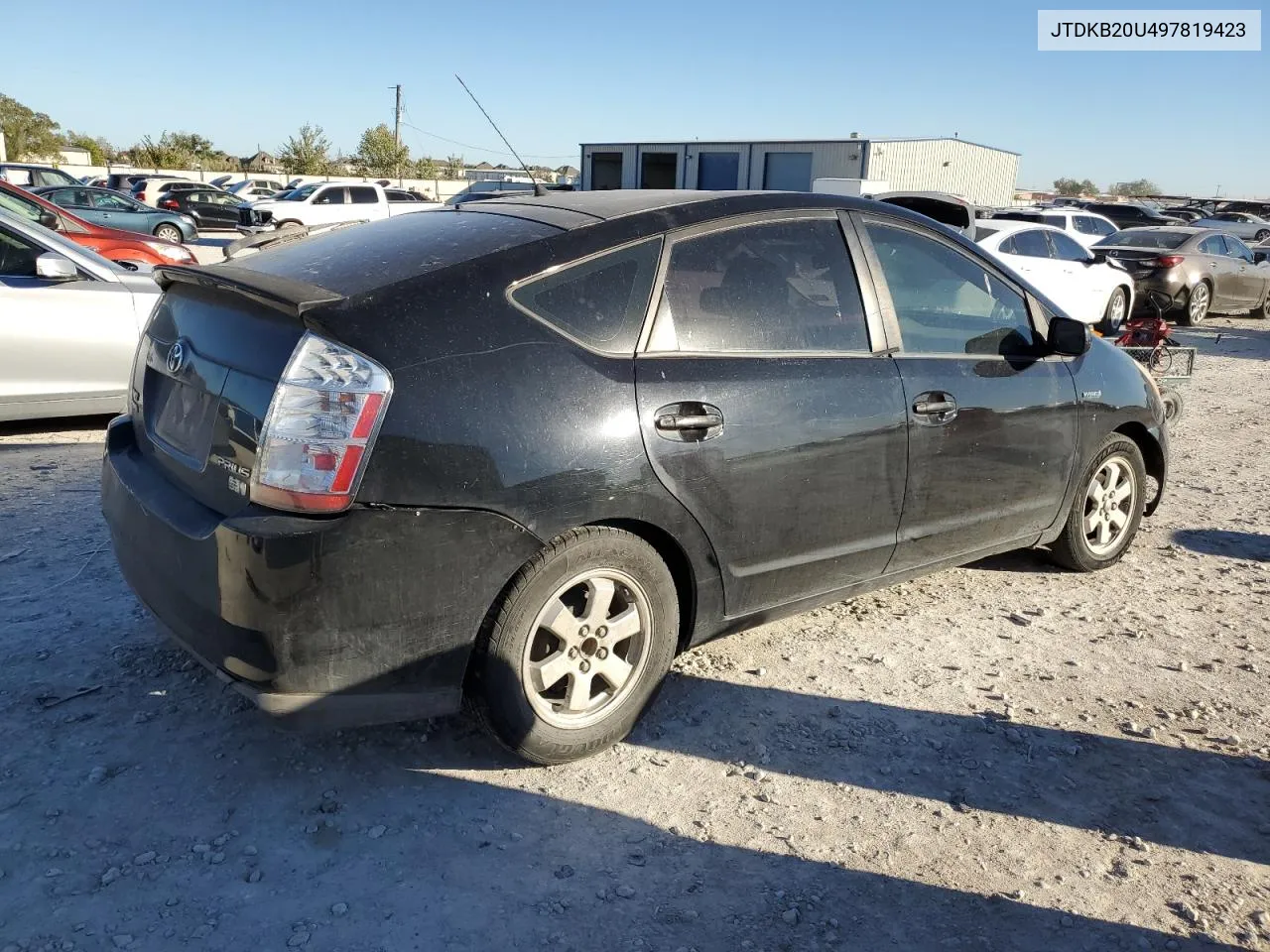 2009 Toyota Prius VIN: JTDKB20U497819423 Lot: 80394214