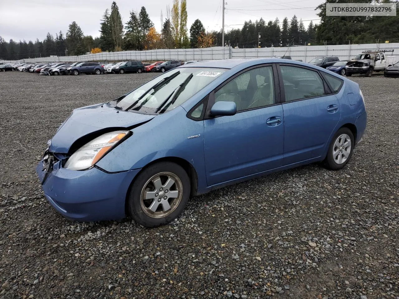 2009 Toyota Prius VIN: JTDKB20U997832796 Lot: 80470864