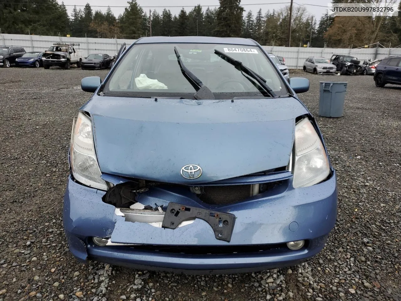 2009 Toyota Prius VIN: JTDKB20U997832796 Lot: 80470864