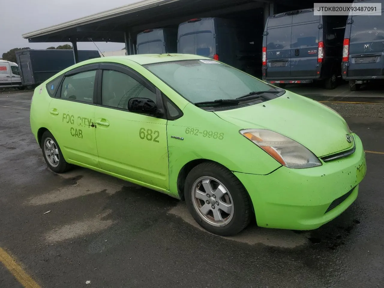 2009 Toyota Prius VIN: JTDKB20UX93487091 Lot: 80799054