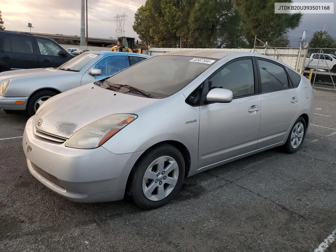 2009 Toyota Prius VIN: JTDKB20U393501168 Lot: 80967594