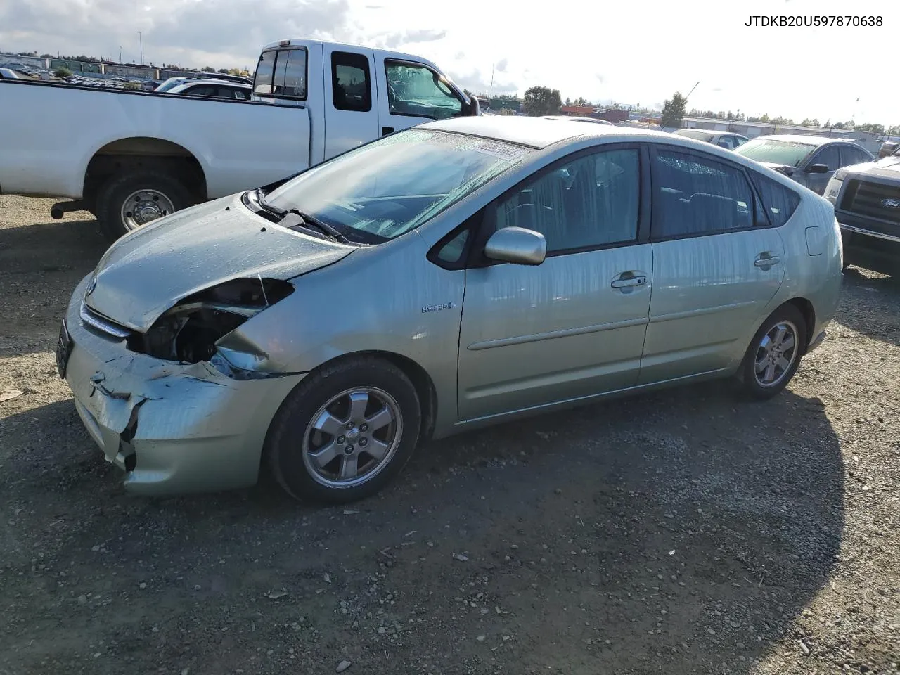 2009 Toyota Prius VIN: JTDKB20U597870638 Lot: 80992064