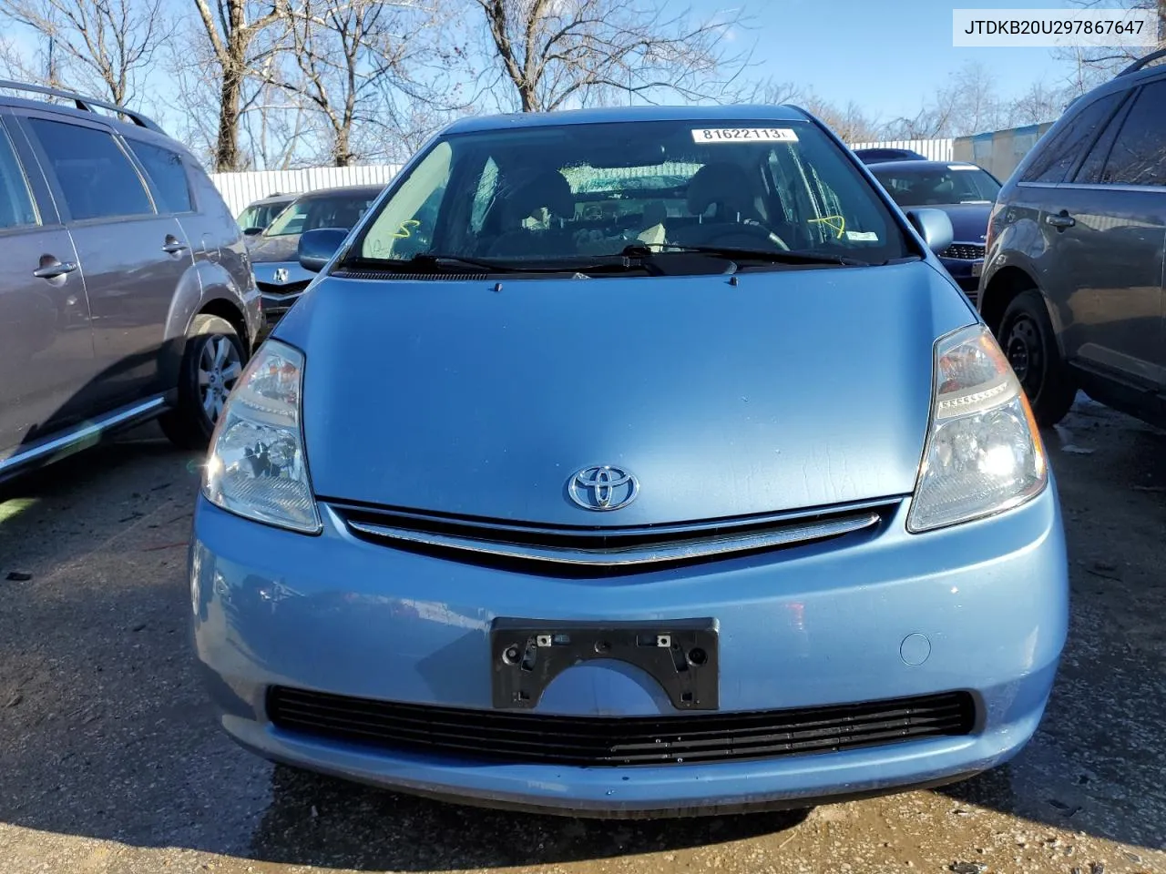 2009 Toyota Prius VIN: JTDKB20U297867647 Lot: 81622113