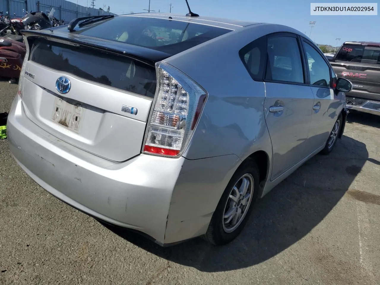 2010 Toyota Prius VIN: JTDKN3DU1A0202954 Lot: 53131274