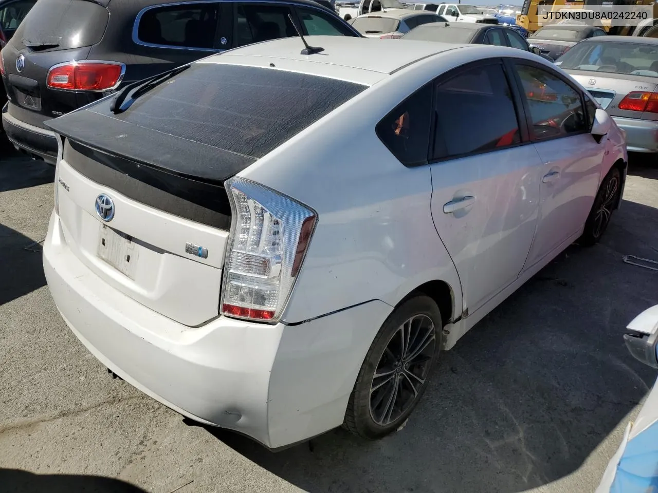 2010 Toyota Prius VIN: JTDKN3DU8A0242240 Lot: 62075434