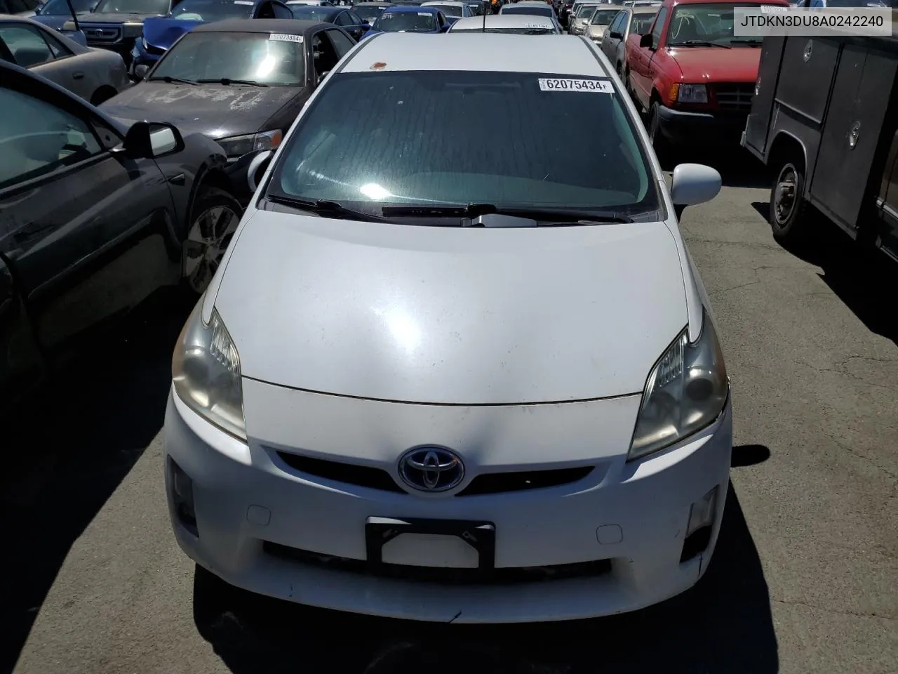 2010 Toyota Prius VIN: JTDKN3DU8A0242240 Lot: 62075434