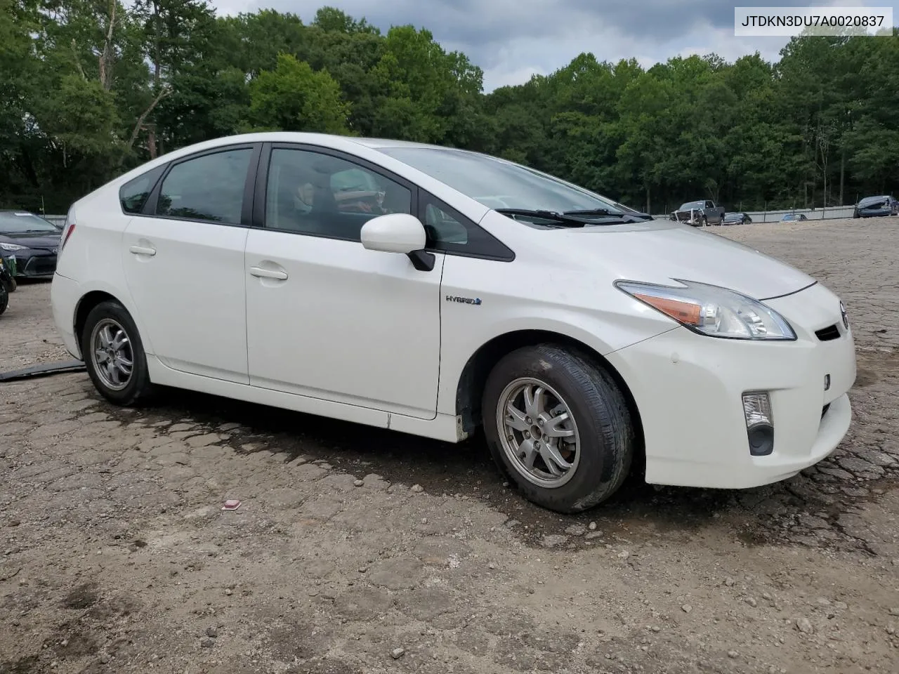 2010 Toyota Prius VIN: JTDKN3DU7A0020837 Lot: 64606604