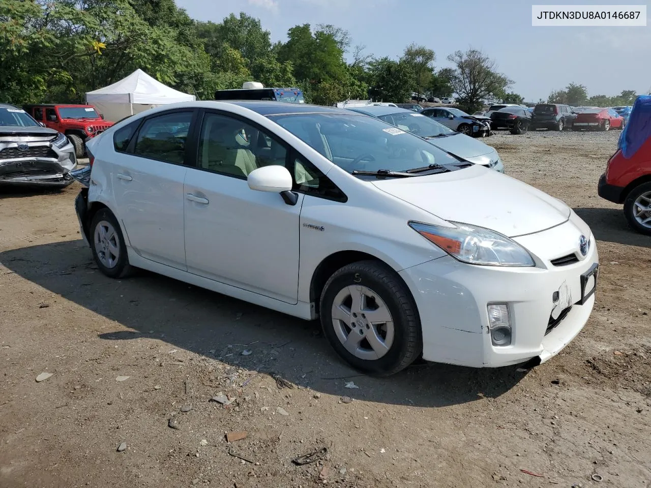 2010 Toyota Prius VIN: JTDKN3DU8A0146687 Lot: 65166024