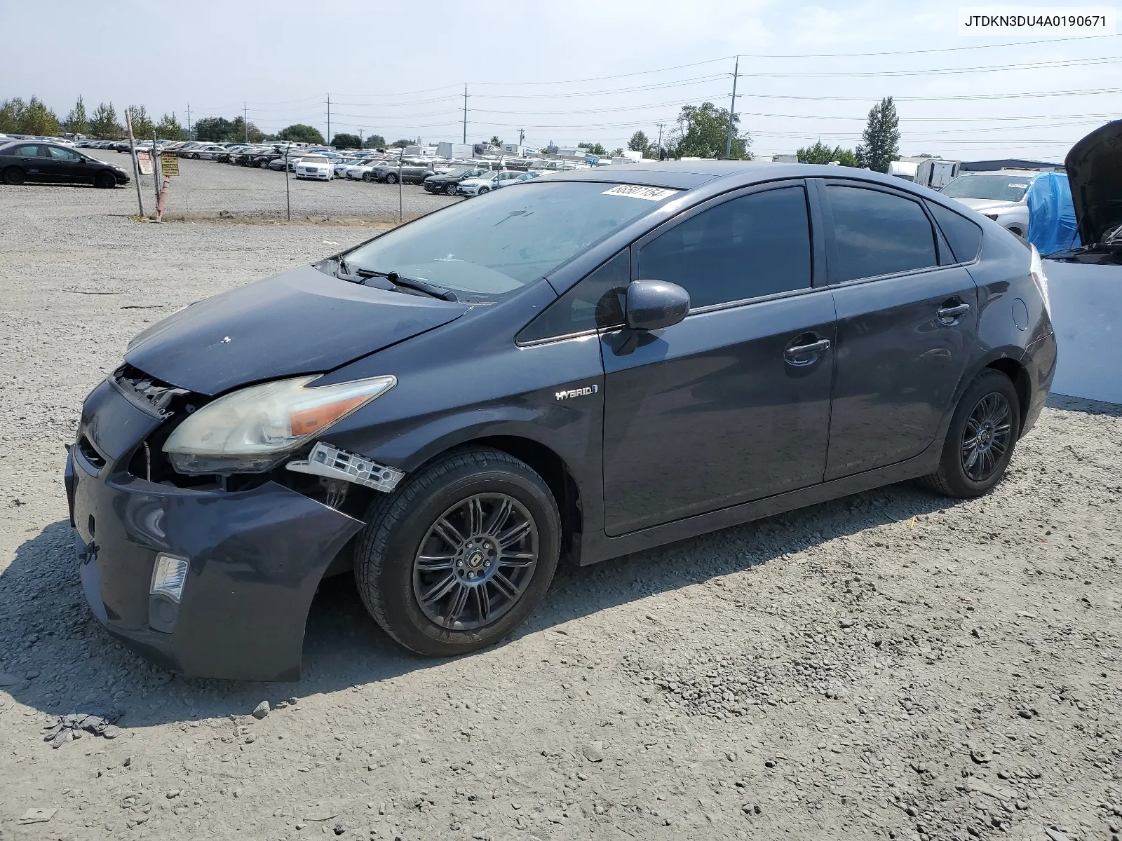 2010 Toyota Prius VIN: JTDKN3DU4A0190671 Lot: 66507154