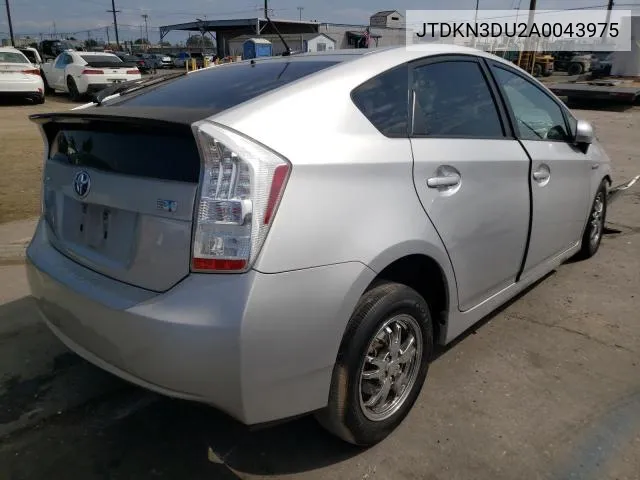 2010 Toyota Prius VIN: JTDKN3DU2A0043975 Lot: 66819434