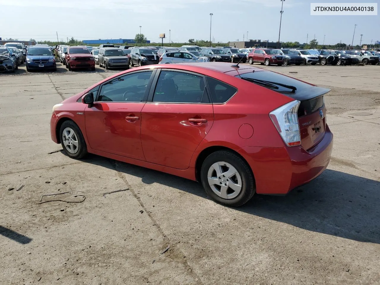 2010 Toyota Prius VIN: JTDKN3DU4A0040138 Lot: 68951004