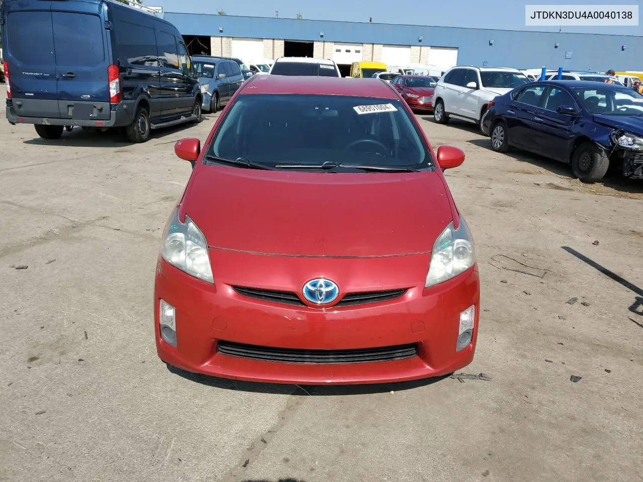 JTDKN3DU4A0040138 2010 Toyota Prius