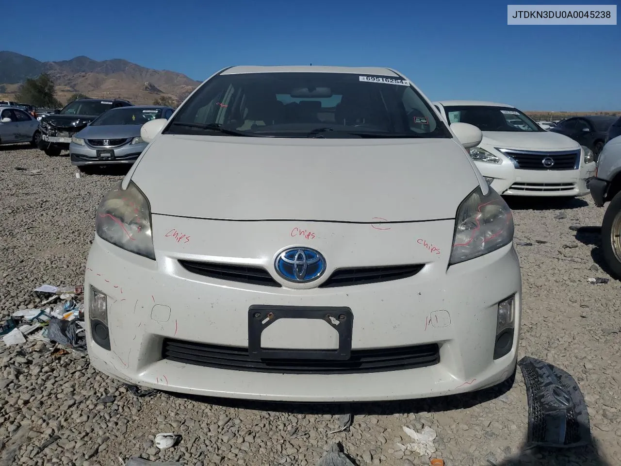 2010 Toyota Prius VIN: JTDKN3DU0A0045238 Lot: 69516254