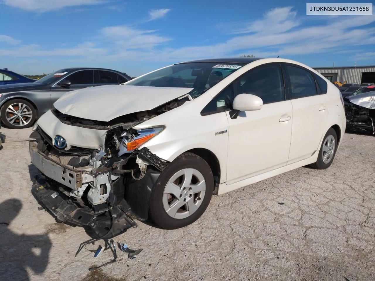 2010 Toyota Prius VIN: JTDKN3DU5A1231688 Lot: 69625554