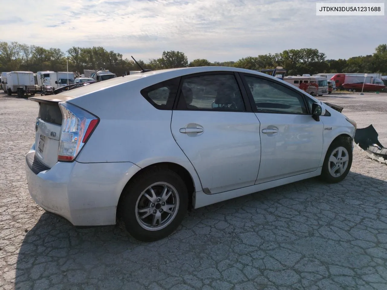 2010 Toyota Prius VIN: JTDKN3DU5A1231688 Lot: 69625554