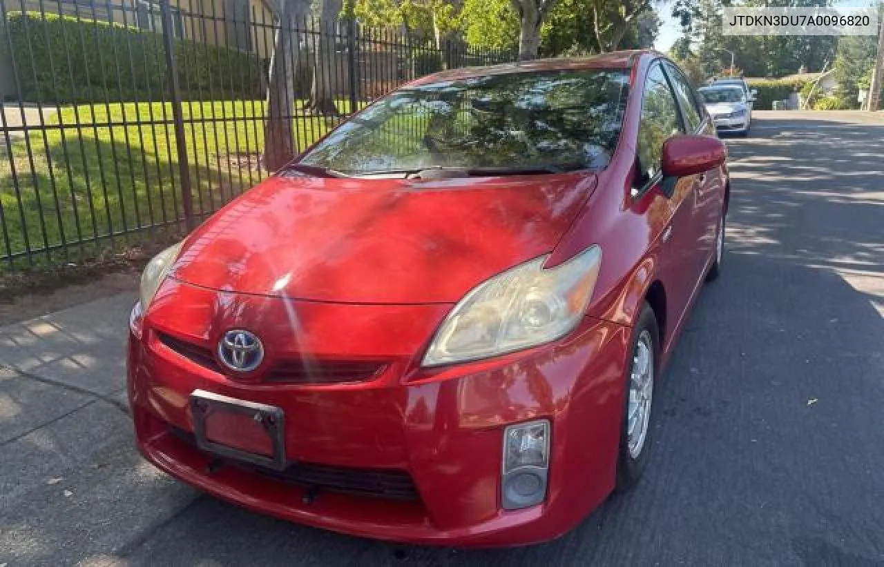 2010 Toyota Prius VIN: JTDKN3DU7A0096820 Lot: 69826354