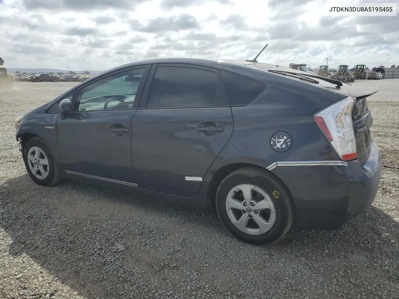 JTDKN3DU8A5195455 2010 Toyota Prius