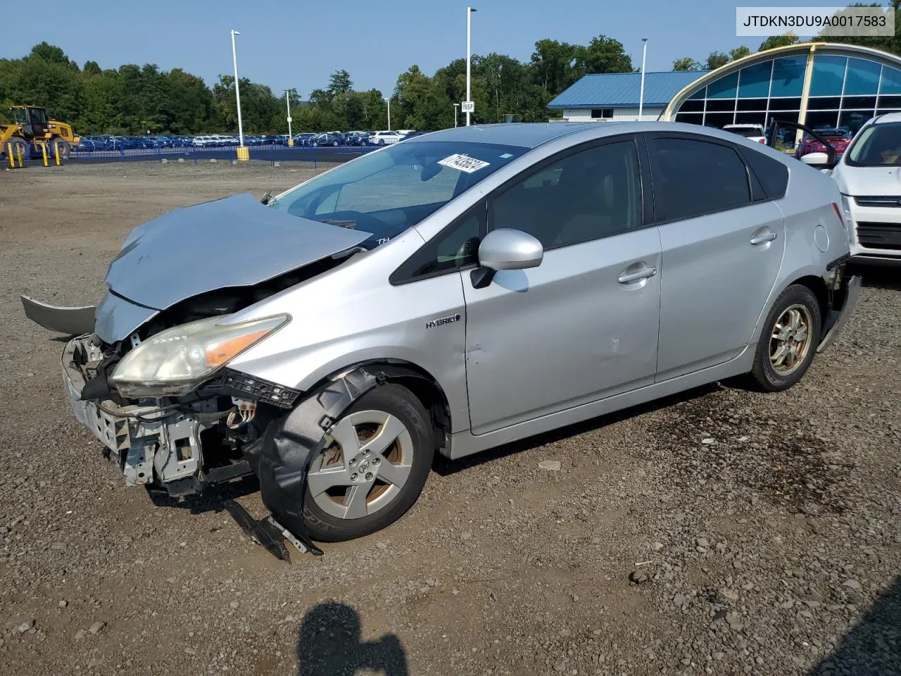 JTDKN3DU9A0017583 2010 Toyota Prius