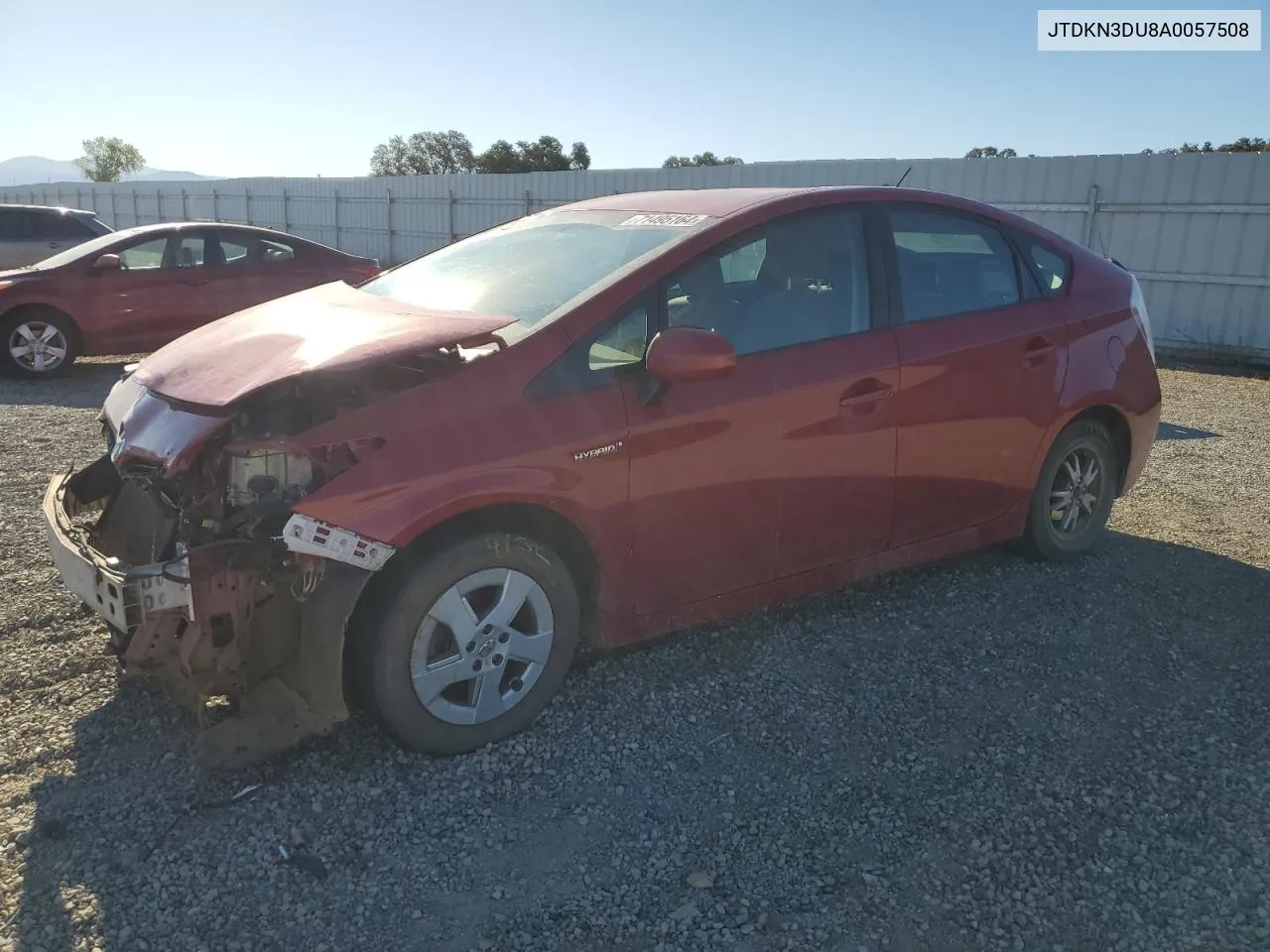 2010 Toyota Prius VIN: JTDKN3DU8A0057508 Lot: 71495164