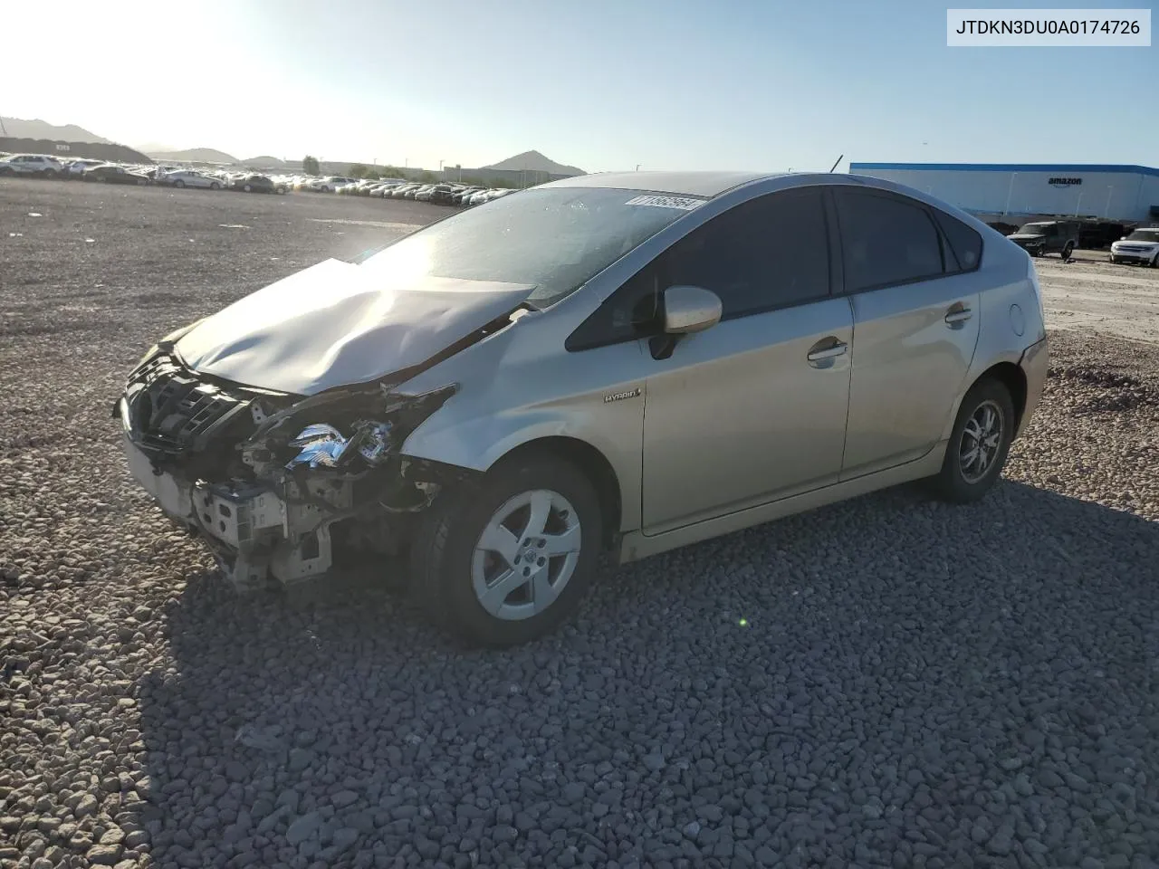 JTDKN3DU0A0174726 2010 Toyota Prius