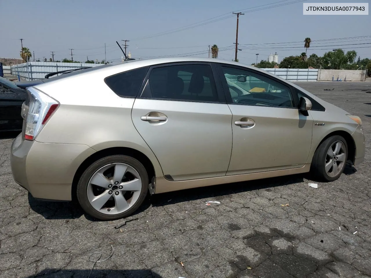 2010 Toyota Prius VIN: JTDKN3DU5A0077943 Lot: 71571834