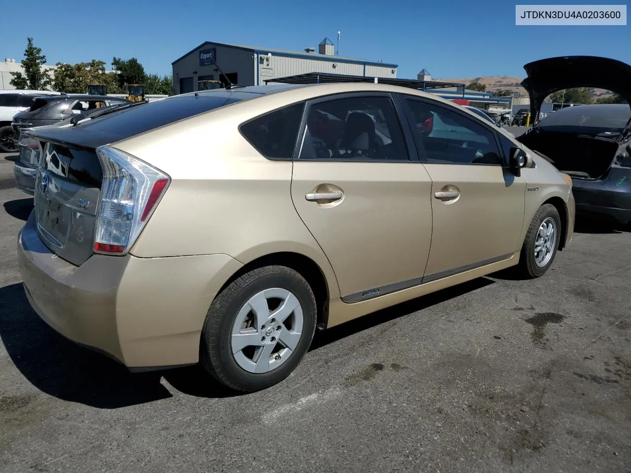 JTDKN3DU4A0203600 2010 Toyota Prius