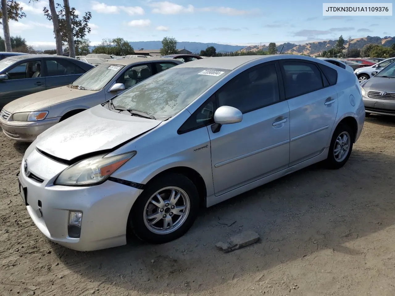 2010 Toyota Prius VIN: JTDKN3DU1A1109376 Lot: 72090694