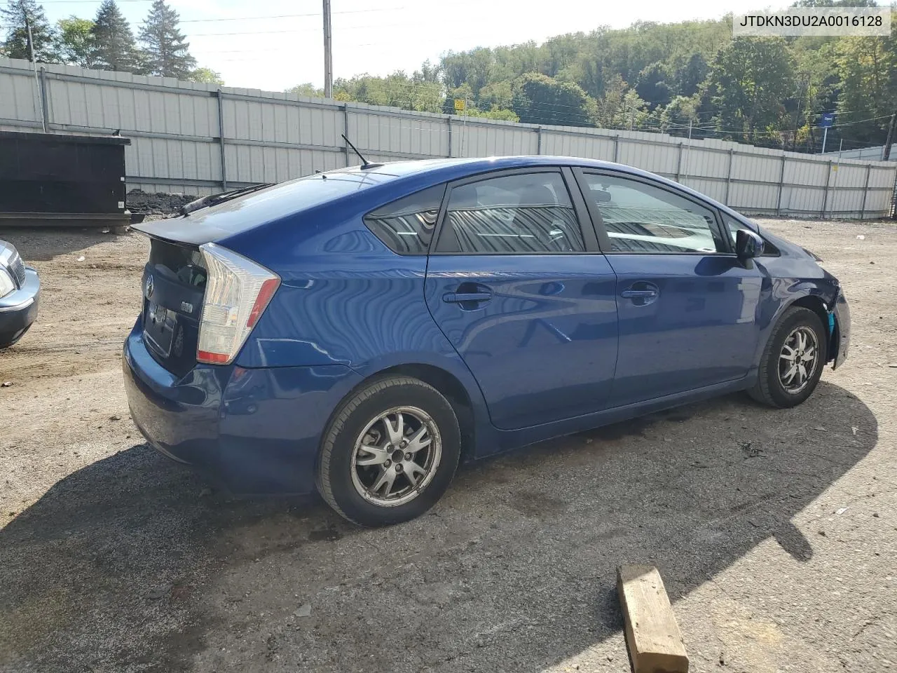 2010 Toyota Prius VIN: JTDKN3DU2A0016128 Lot: 72317344