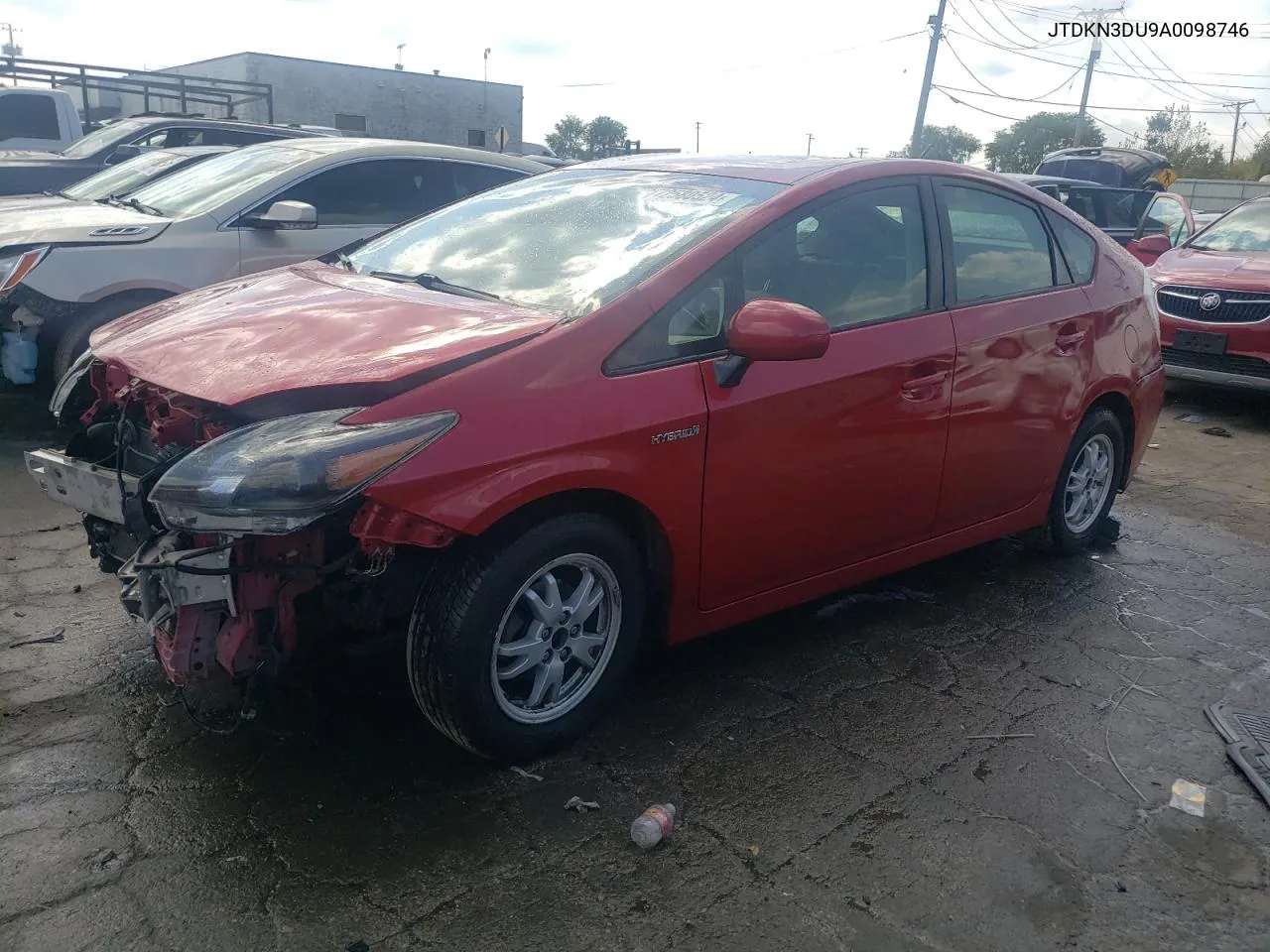 JTDKN3DU9A0098746 2010 Toyota Prius