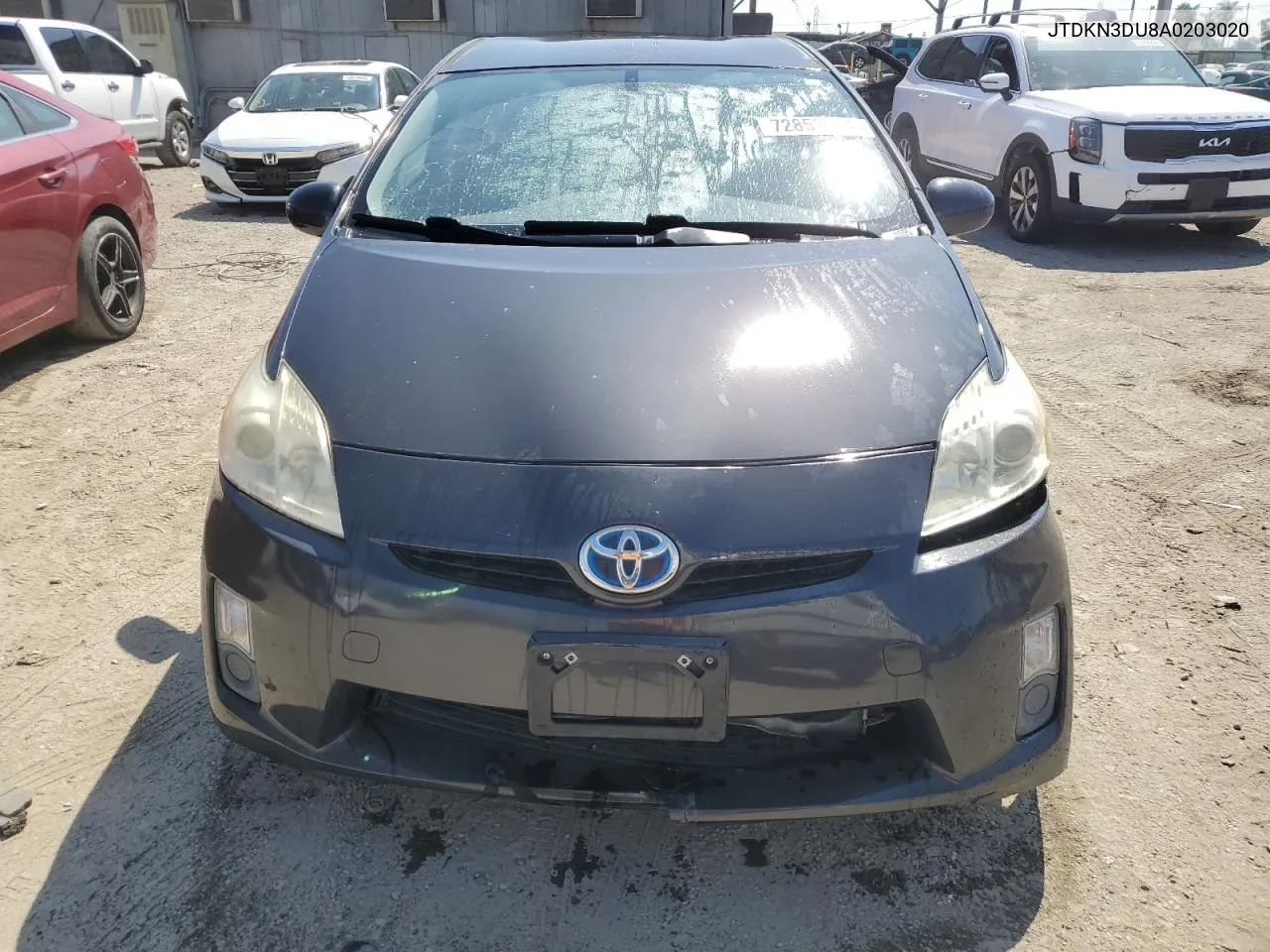 2010 Toyota Prius VIN: JTDKN3DU8A0203020 Lot: 72853684