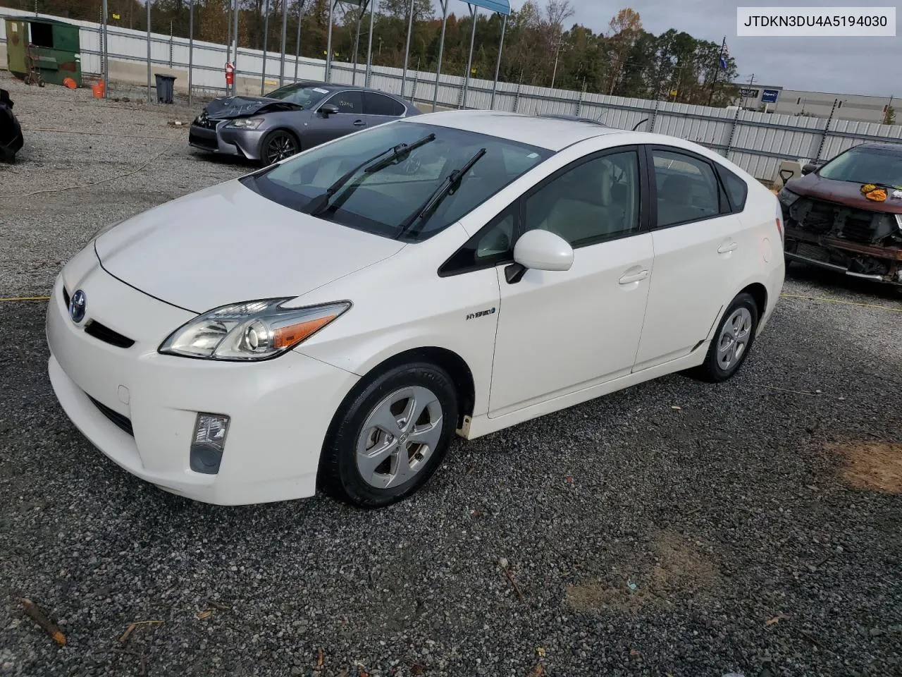 2010 Toyota Prius VIN: JTDKN3DU4A5194030 Lot: 73950004