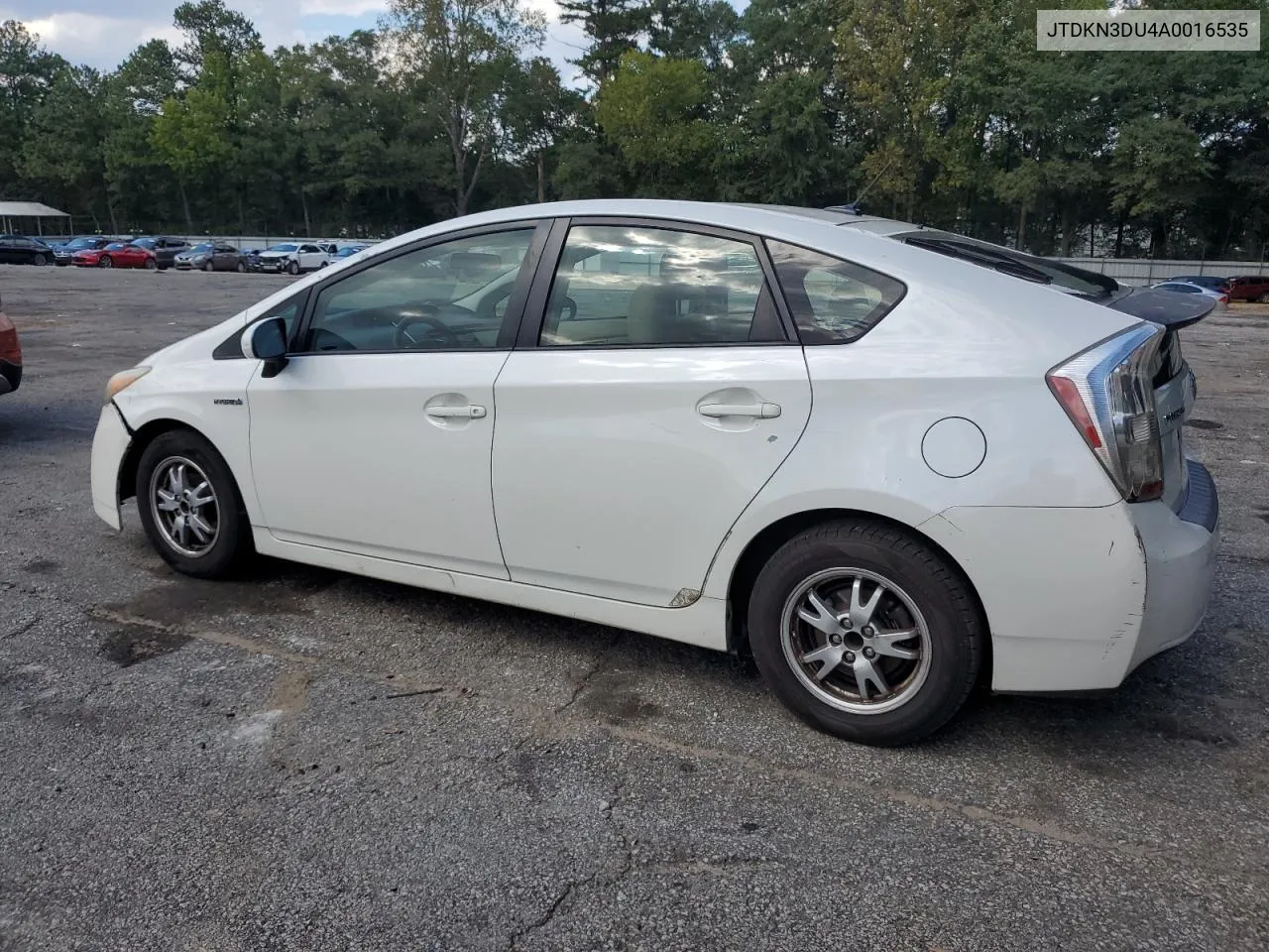 2010 Toyota Prius VIN: JTDKN3DU4A0016535 Lot: 74099494