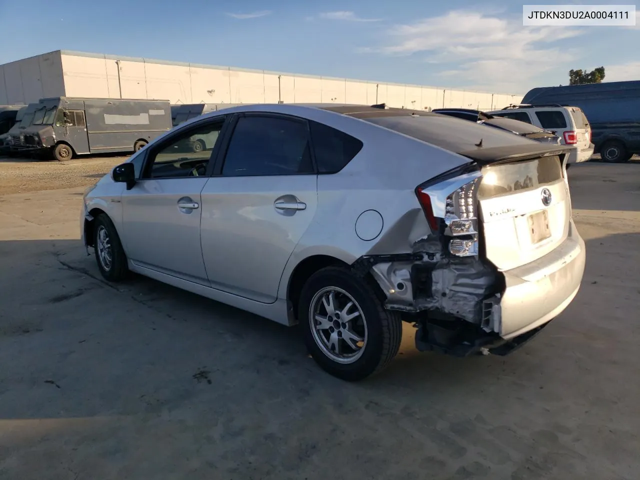 JTDKN3DU2A0004111 2010 Toyota Prius