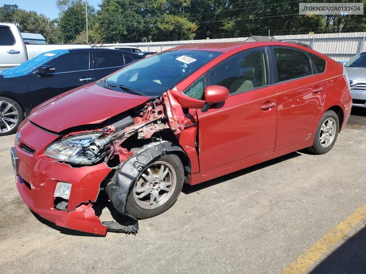 2010 Toyota Prius VIN: JTDKN3DU2A0132624 Lot: 75441054