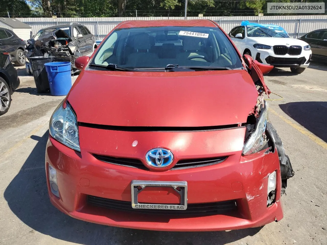 2010 Toyota Prius VIN: JTDKN3DU2A0132624 Lot: 75441054