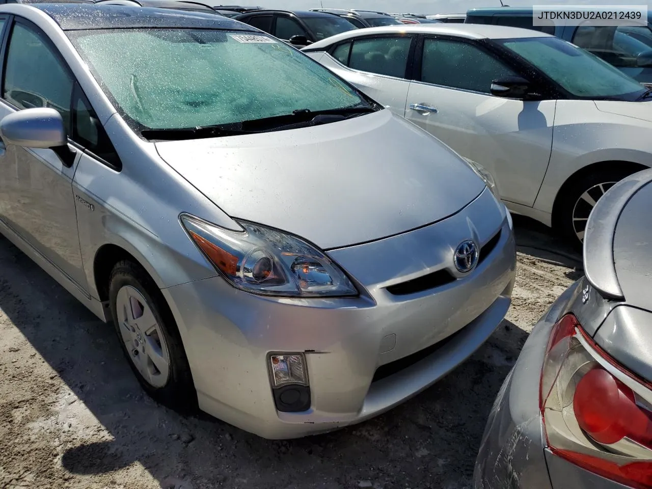 2010 Toyota Prius VIN: JTDKN3DU2A0212439 Lot: 75448574