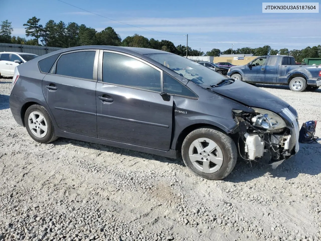 2010 Toyota Prius VIN: JTDKN3DU3A5187604 Lot: 75484254