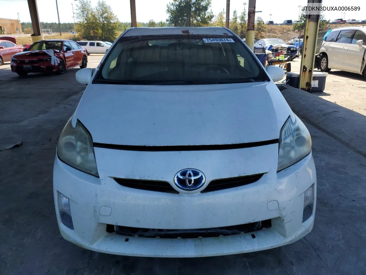 2010 Toyota Prius VIN: JTDKN3DUXA0006589 Lot: 75493674