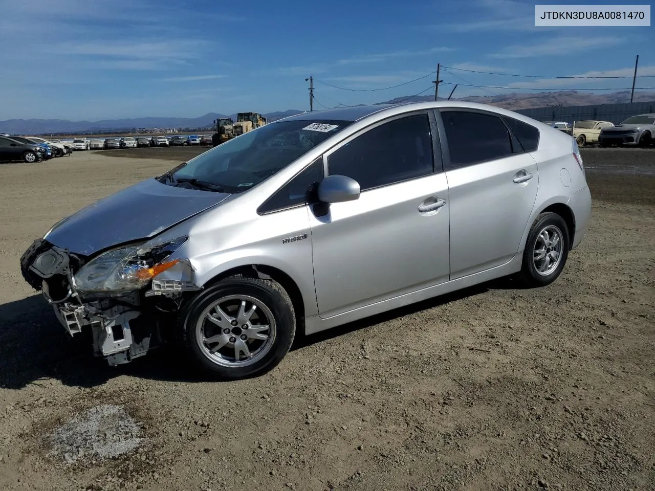 2010 Toyota Prius VIN: JTDKN3DU8A0081470 Lot: 75768154