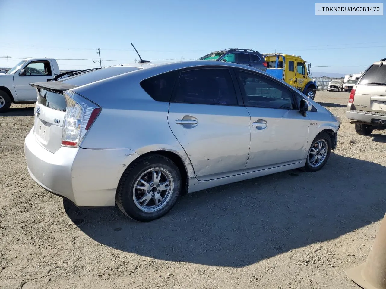 2010 Toyota Prius VIN: JTDKN3DU8A0081470 Lot: 75768154