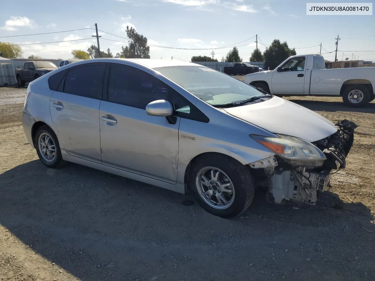 2010 Toyota Prius VIN: JTDKN3DU8A0081470 Lot: 75768154