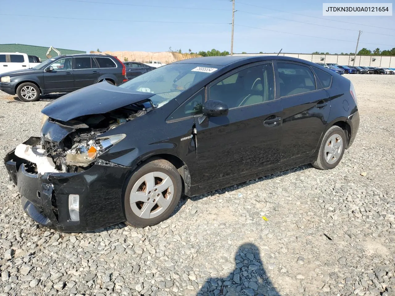 2010 Toyota Prius VIN: JTDKN3DU0A0121654 Lot: 75885554