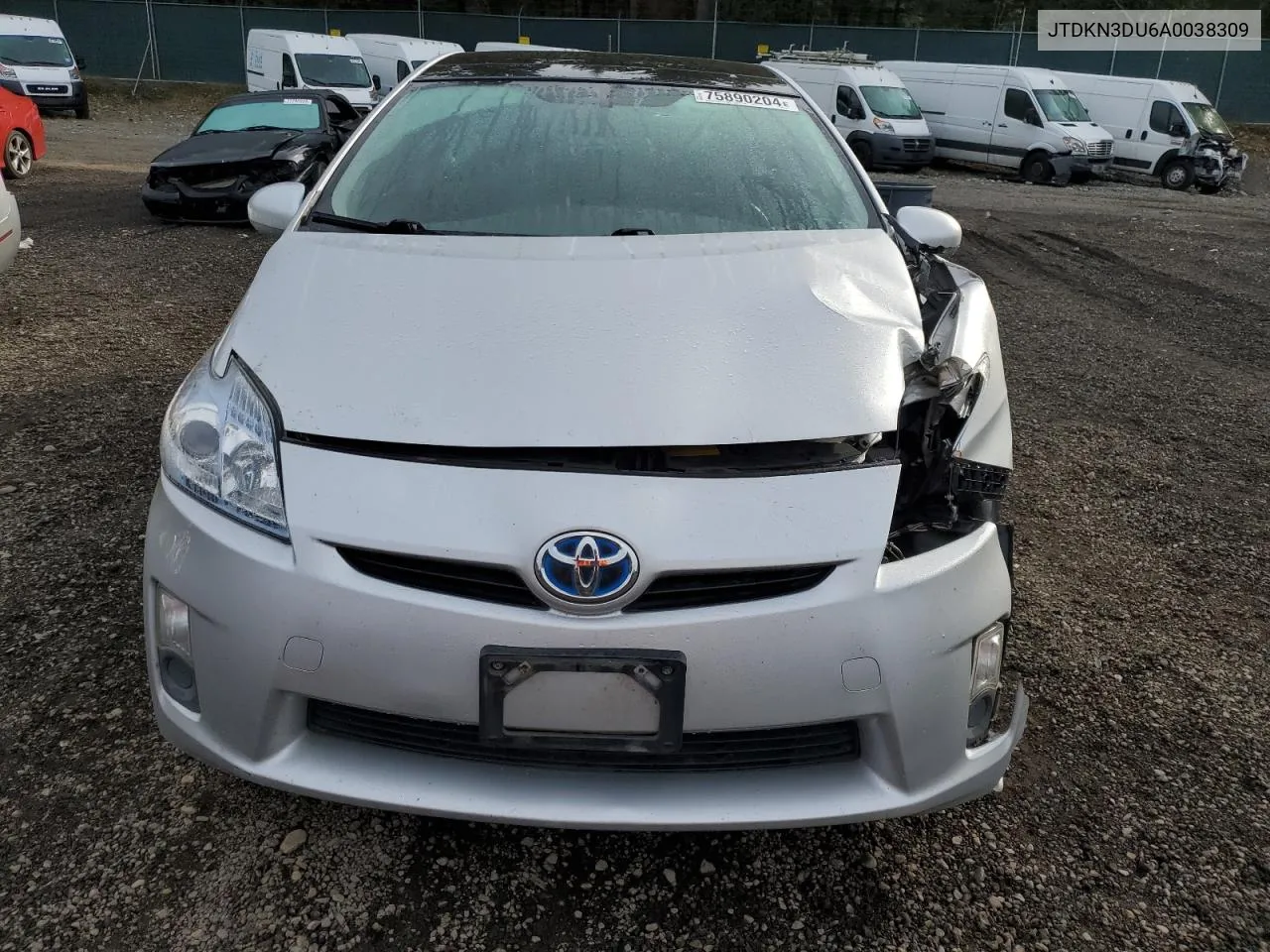 2010 Toyota Prius VIN: JTDKN3DU6A0038309 Lot: 75890204