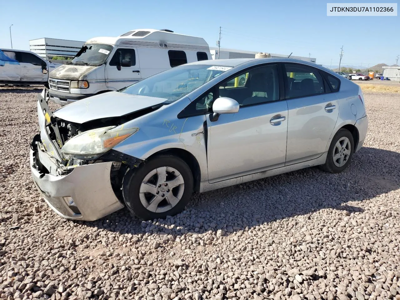 2010 Toyota Prius VIN: JTDKN3DU7A1102366 Lot: 75901644