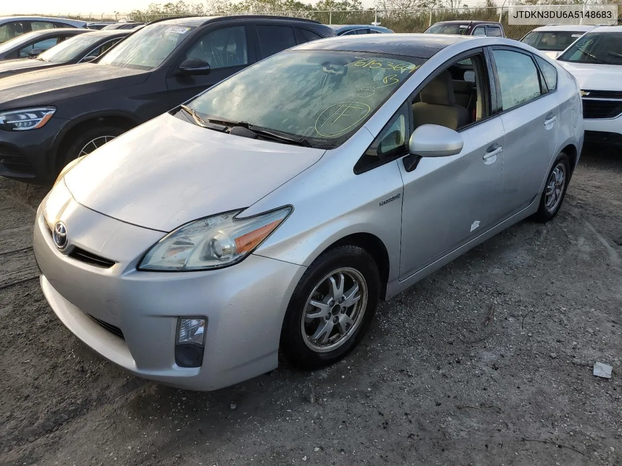 JTDKN3DU6A5148683 2010 Toyota Prius