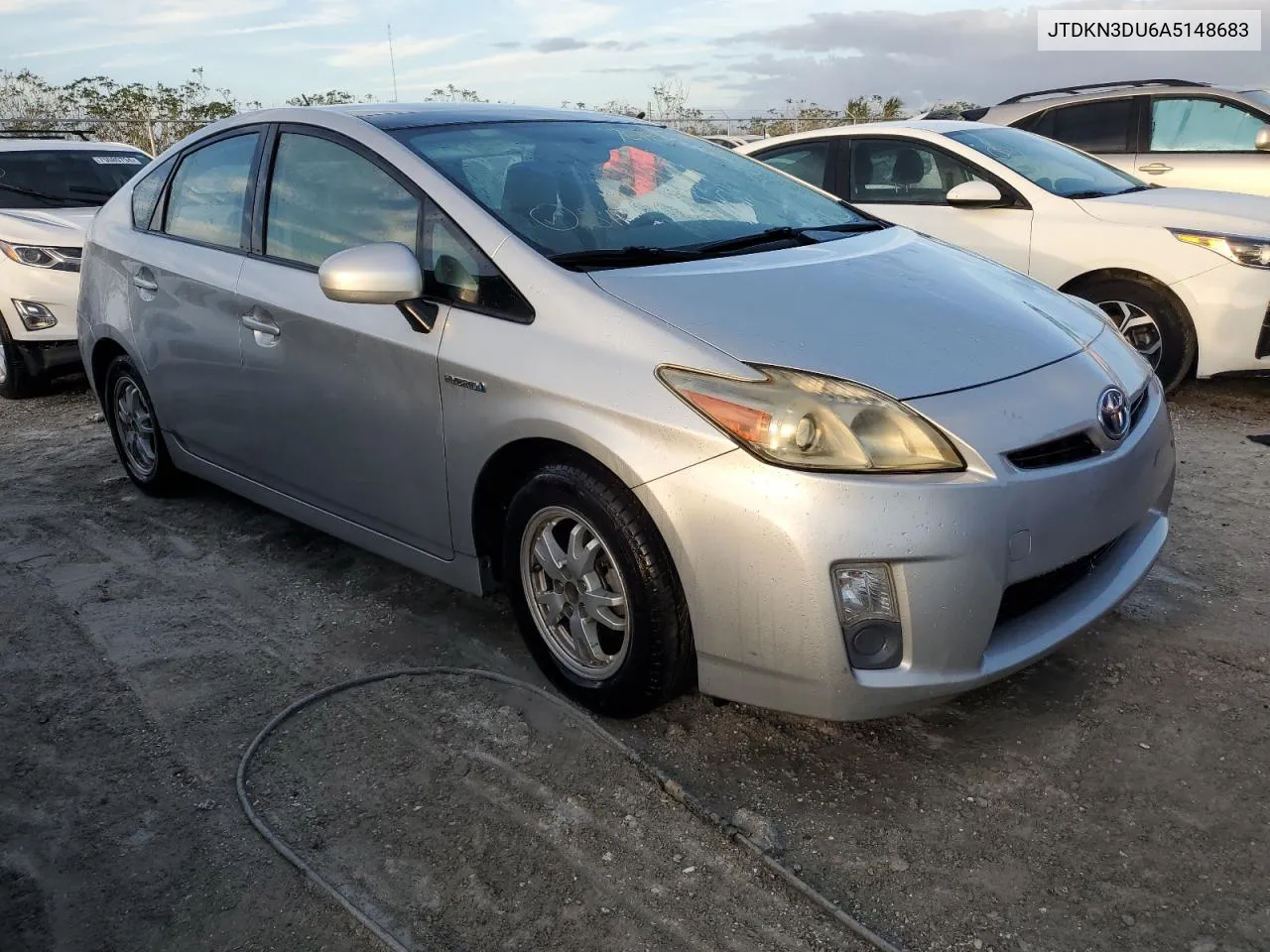 JTDKN3DU6A5148683 2010 Toyota Prius