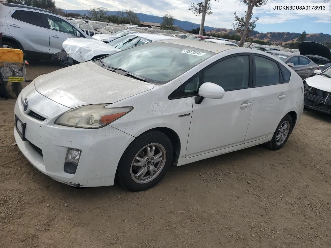 2010 Toyota Prius VIN: JTDKN3DU8A0178913 Lot: 76625094